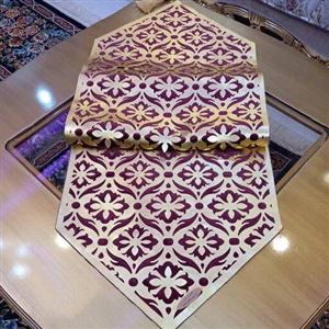 رومیزی شیک و زیبا با مخمل درجه یک ضخیم پشت نمددار