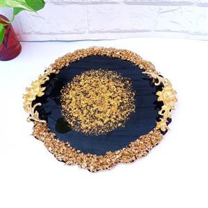 سینی پذیرایی شیک و لاکچری رزینی دست ساز