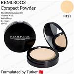 پنکک گیاهی دوکاره رمی رز رنگ بژ گرم R121Remi.roos Compact Powder