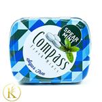 خوشبو کننده دهان کامپس با طعم نعنا خنک بدون شکر (14 گرم) spearmint compass