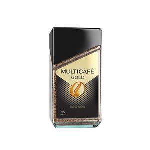 قهوه فوری گلد مولتی کافه multicafe شیشه ای وزن 50 گرم