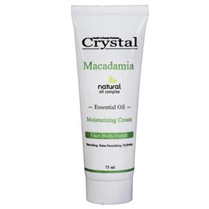 کرم مرطوب کننده کریستال مدل Macadamia حجم 75 میلی لیتر Crystal Moisturizing Cream Macadamia75ml