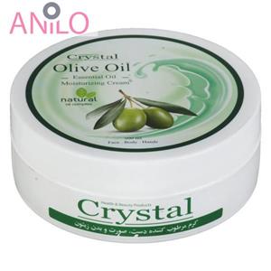 کرم مرطوب کننده کریستال مدل Olive حجم 200 میلی لیتر Crystal Moisturizing Cream Olive 200ml