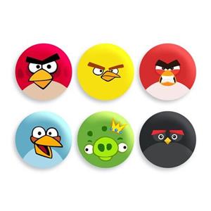 پیکسل اسی مدل انگری برد ( Angry Birds ) کد A-201 مجموعه 6 عددی