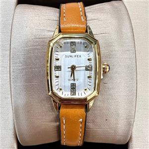 ساعت زنانه بند چرمی