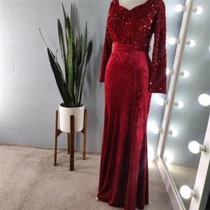 لباس مجلسی مخمل سارینا