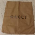 ساک کیسه کیف  کاور پارچه ای کرم گوچی gucci ابعاد 37 در 42