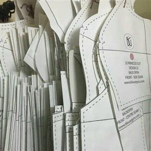 الگو خیاطی سایز 38 به همراه آستین متد تجاری