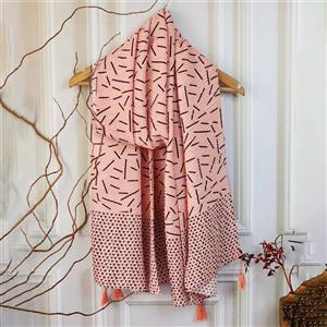 شال پلیسه  نخی ترک