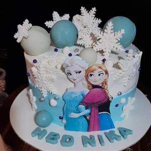 کیک تولد السا انا