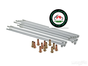 سیم پره چرخ عقب موتور سیکلت هندا (بسته 36عددی )