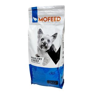 غذای خشک سگ مفید مدل paultry and beef وزن 2 کیلوگرم