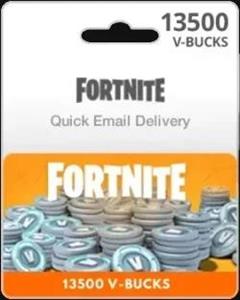 گیفت کارت 13500 V-Buck برای بازی Fortnite - ریجن ترکیه