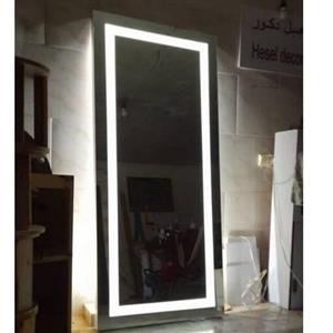 آیینه بک لایت سند ابعاد 160 در 60 دیواری نور سفید نصب با فیتینگ