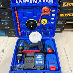 دریل شارژی موتور براشلس هیوندای 36 ولت مدل HUYNDAYI 36V