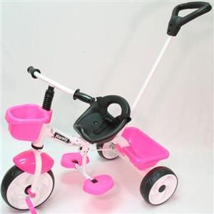 سه چرخه هارلی دارای دسته هدایت والدین و کمربند