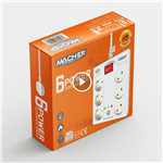 محافظ برق 6 خانه 3 متری میچر مدل MR-227