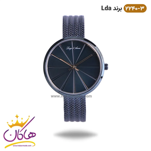 ساعت زنانه ال دی ای بند حصیری سورمه ای 2240/3| لویجی د آنا LDA