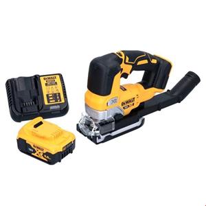 اره منبت کاری مویی شارژی دیوالت آمریکا DeWalt DCS334P1 Akku-Pendelhubstichsäge 18V Brushless 135mm 1x 5,0Ah Ladegerät 