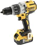 دریل ضربه ای 3 سرعته شارژی دیوالت آمریکا Schlagbohrschrauber DeWALT DCD996P2T (2 x 5,0 Ah + DCB115 + TSTAK II)