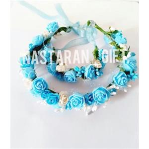 تاج گل سر و دستبند عروس ارسال رایگان