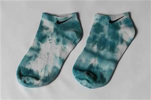 جوراب نایک آبرنگی مچی سبزآبی