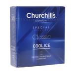 کاندوم با فرم بدنه ساده چرچیلز بسته 3 عددی مدل Classic Churchills Model Classic Condoms