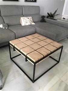 میز جلو مبلی چوب و فلز کد 8584