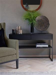 میز کنسول چوب و فلز کد روستیک  8683