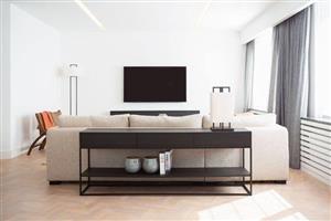 میز کنسول چوب و فلز کد روستیک  8674