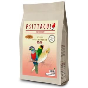 خوراک مخصوص دوره جفت گیری پرندگان کوچک سیتاکوس Psittacus Pallets Microspheres وزن 3 کیلوگرم