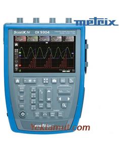 اسیلوسکوپ پرتابل مدل OX9304 متریکس - 4 کانال 300 مگاهرتز