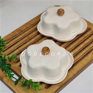 کره خوری سرامیکی طرح گل 