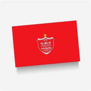 برچسب و استیکر استیکر(برچسب) کارت عابر بانک-طرح تیم پرسپولیس-کد24-سفارشی 