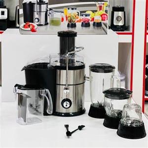 آبمیوه گیری سیلورکرست مدل SL-2021 چهارکاره 3000وات آبمیوه گیری مخلوط کن خردکن آسیاب