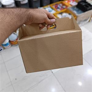 جعبه بیرون بر غذا و پذیرایی سایز 25 در17 در15 بسته 50 عددی