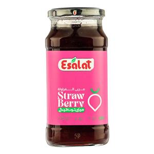 مربا توت فرنگی خونگی تهیه شده از میوه سالم درجه یک و کاملا بهداشتی