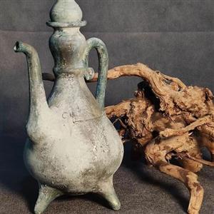 گلاب پاش پتینه کاری شده.رنگ سبز سلطنتی .