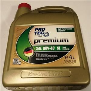 روغن موتور پروتک 10W40SL چهار لیتری تحت لیسانس المان 