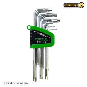 آلن کارتی ستاره ای بلند تاپ تول 9 عددی مدل GSN - 09LS