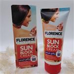 کرم ضد آفتاب Florence فلورانس بدون رنگ SPF90 حجم 60 میل 