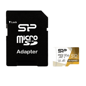 مموری کارت 512 گیگابایت Silicon Power مدل SUPERIOR PRO همراه با آداپتور با گارانتی داده پرداز رایانه متین