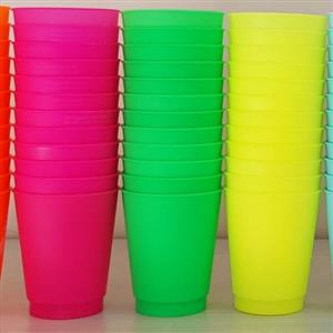 لیوان چینی سری حرفه ای با کیفیت و تنوع رنگ بالا در بسته 12 عددی