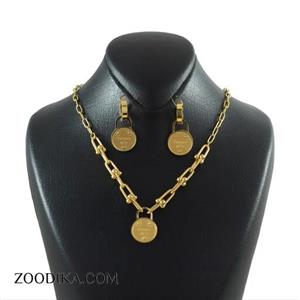 نیم ست زنانه استیل طرح تیفانی رنگ ثابت ضد حساسیت  AAA-69