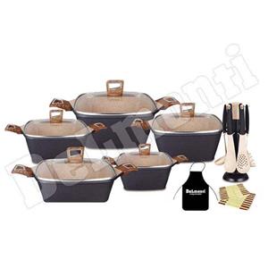 سرویس قابلمه 20 پارچه دلمونتی DL1270 Delmonti Cookware Set DL1270N Delmonti DL1270N Cookware Set 20 Pieces