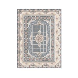 فرش ماشینی شیخ صفی کلکسیون الگانس رنگ تیتانیوم کدB1201 