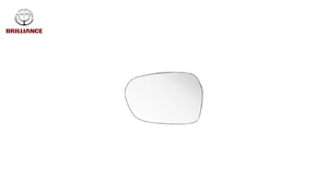 شیشه آینه چپ برلیانس H220