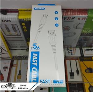 کابل شارژ تبدیل USB به microUSB مدل PREMIUM V8 به طول 1 متر