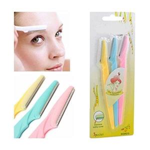 تیغ اصلاح صورت و ابرو 3 عددی مدل long handle