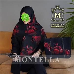روسری نخی مشکی قرمز شال هم دارد